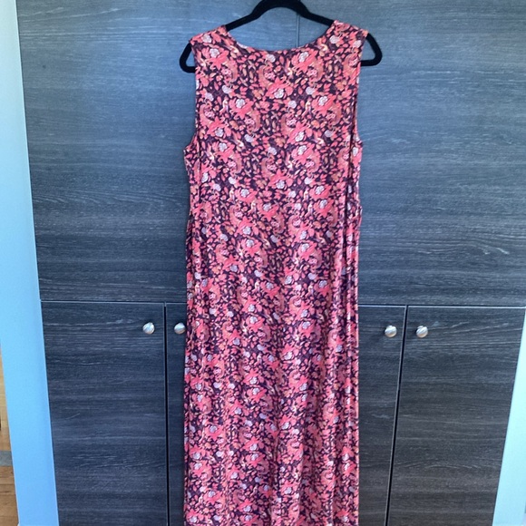 Vintage April Cornell Brushed Rayon Floral Jumper Dress Small - Picture 5 of 7